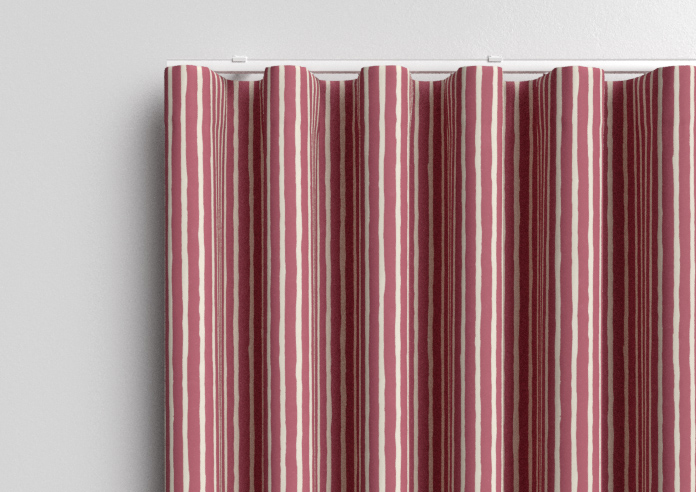 Vintage Stripe, Bowler Red - Made to Measure Curtains - Image 13